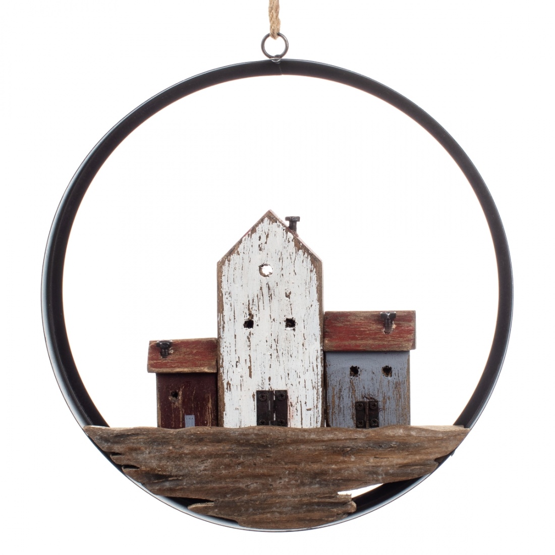 Cottages in Ring Large Hanging Decoration
